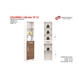 Despensero Organizador 1,80 Mts. Puerta, Cajón y Estantes