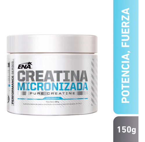 Creatina Ena Sport Micronizada Sabor Neutro Pote 150 Gr Neutro