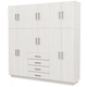 Placard Ropero 12 Puertas 4 Cajones Con Baulera Dakar