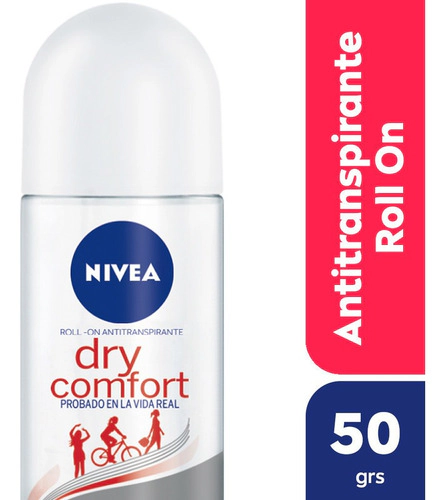 Antitranspirante Nivea Dry Comfort Roll On Mujer 50 Ml