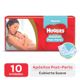 Apósitos Post Parto Huggies Mamá 10 Unidades