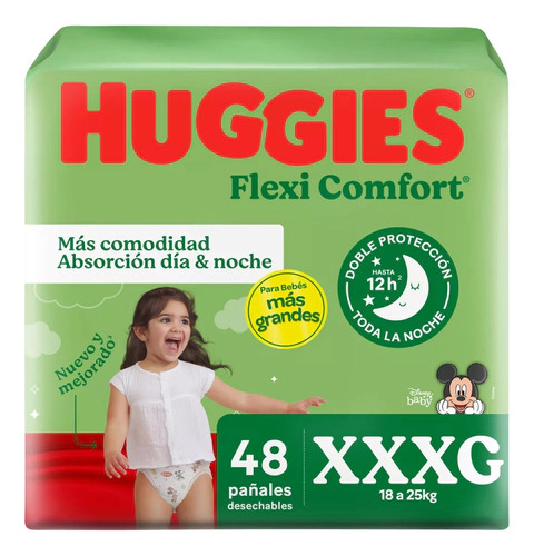 Pañales Huggies Flexi Comfort Ahorrap M G Xg Xxg Xxxg