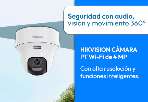 cámara de seguridad pt wifi Hikvision tecnología