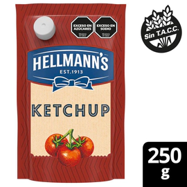 Ketchup Hellmanns Regular Doypack 250 Gr