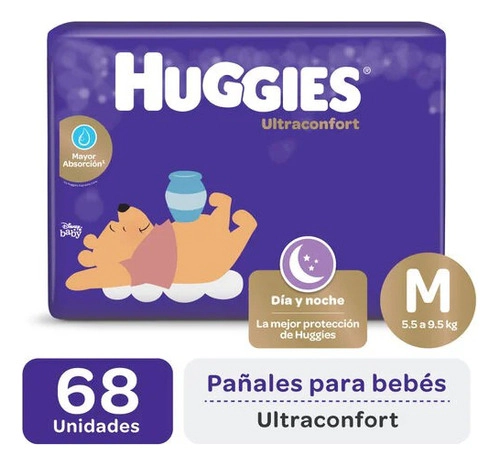 Pañales Huggies Ultraconfort Ahorropack M G Xg Xxg