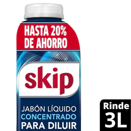 Jabón Líquido Skip Para Diluir Bio Enzimas Botella 500 Ml