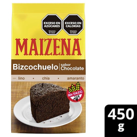 Premezcla Maizena Bizcochuelo Sin Tacc De Chocolate 450gr