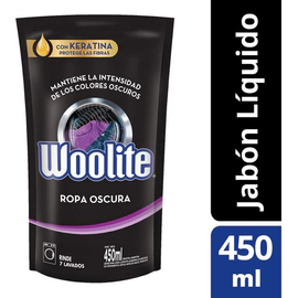 Jabón Líquido Ropa Oscura Repuesto Woolite 450 Ml