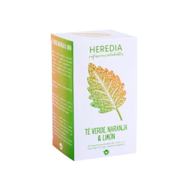 Te Verde Con Limon Y Naranja Heredia X 25 Saquitos