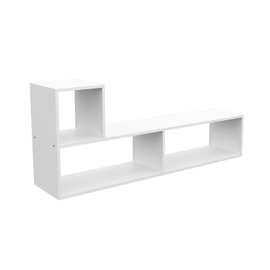 Mueble Rack Tv Led Mosconi Módulo L Combinable Living Blanco