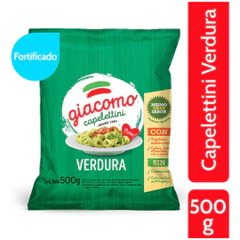 Giacomo Capelettini Verdura Pasta Semola Fortificada 500 Gr