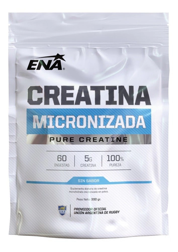 Creatina Micronizada Ena Crecimiento Muscular X 300 Gr