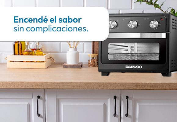 horno hornito eléctrico Freidor Daewoo electro electrodomésticos