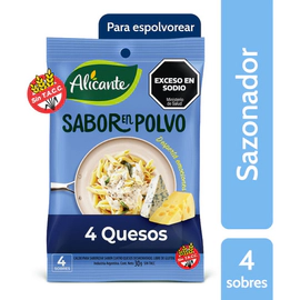 Sabor En Polvo Alicante 4 Quesos 4 Sobres