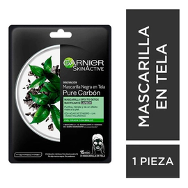 Mascarilla Facial Garnier Skin Active Pure Carbon 32 Gr N/a