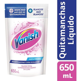 Vanish Quitamanchas White Doypack 650 Ml