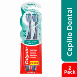 Cepillo Dental Colgate 360 Suave X 2 Unidades