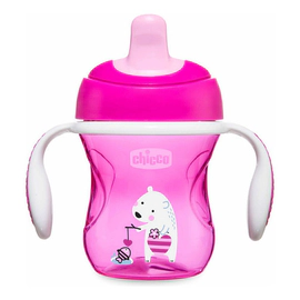 Vaso Para Bebe Chicco Training Con Pico Cup 6m+ Rosa/violeta Rosa