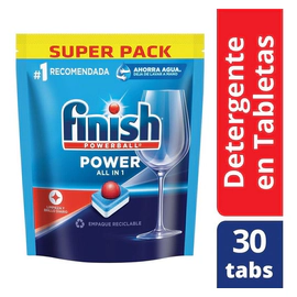 Lavavajillas Finish Tabletas Automatico Doypack 30 Un