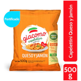Giacomo Capelettini Queso Y Jamon Pasta Semola Forti 500gr