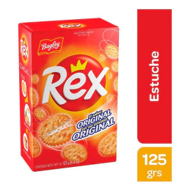 Snack Rex Sabor Original Estuche Saladas 125 Gr