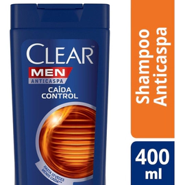 Shampoo Clear Men Anticaspa Caida Control 400 Ml