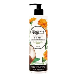 Shampoo Veganis Planta Powered Renovador De Coco 400 Ml