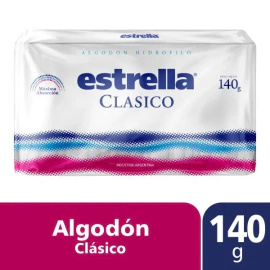 Algodon Estrella Hidrofilo Clasico 140 Gr