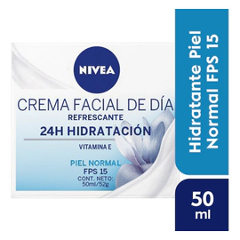 Crema Facial Nivea Hidratante Piel Normal Fps15 Dia 50 Ml