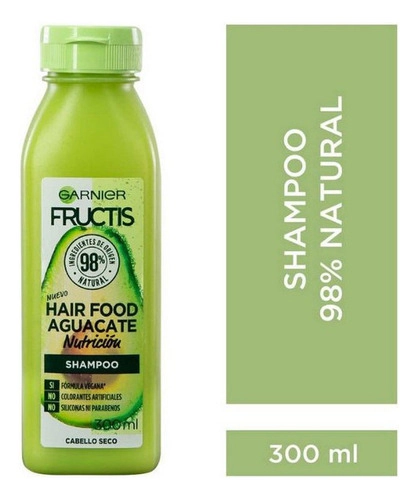 Shampoo Garnier Fructis Hair Food Aguacate 300 Ml