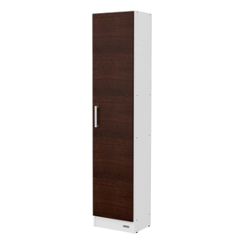 Despensero Organizador 1 Puerta 1,80 Mts. Mueble De Cocina Blanco/Wengue