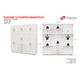 Placard Ropero 12 Puertas 4 Cajones Con Baulera Dakar