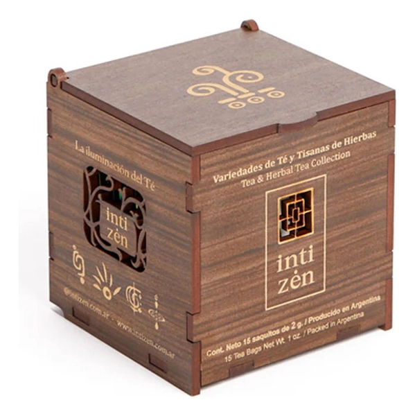 Te Inti Zen Caja Madera Calada x18 Saquitos Variados