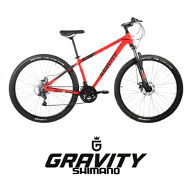 Bicicleta Mountain Bike Gravity Shimano R29 Rojo/Negro