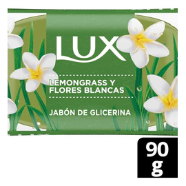 Jabón En Barra Lux Lemongrass Y Flores Blancas 90 G