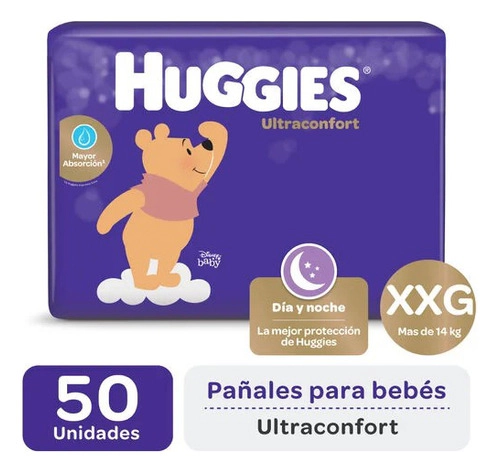 Pañales Huggies Ultraconfort Ahorropack M G Xg Xxg
