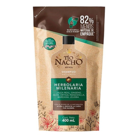 Shampoo Tio Nacho Herbolaria Milenaria Doypack 400 Ml