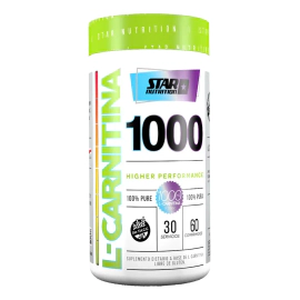 L Carnitina Star Nutrition 60 Cápsulas Quemador De Grasa