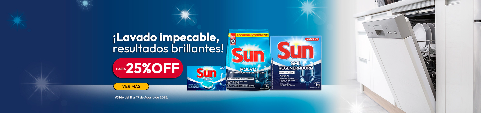 SUN LAVAVAJILLAS DETERGENTE SAL