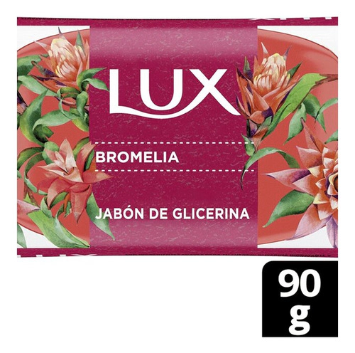 Jabón En Barra Lux Bromelia 90 G