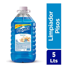 Limpiador Liquido Procenex De Pisos Marina 5 Lt