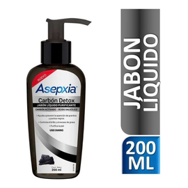 Jabon Asepxia Liquido Purificante Carbon Detox X 200ml