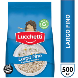 Arroz Largo Fino Lucchetti 500g No Se Pasa