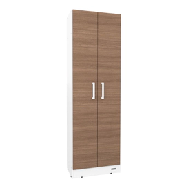 Escobero Mueble Organizador De Limpieza 1,80 Mts. 2 Puertas Blanco/C Mezzo