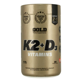 Gold Nutrition Vitaminas K2 + D3 Vegetal  X 30 Comprimidos