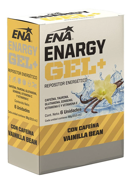 Enargy Gel + Cafeina Ena Caja X 6 Un. Repositor Energetico