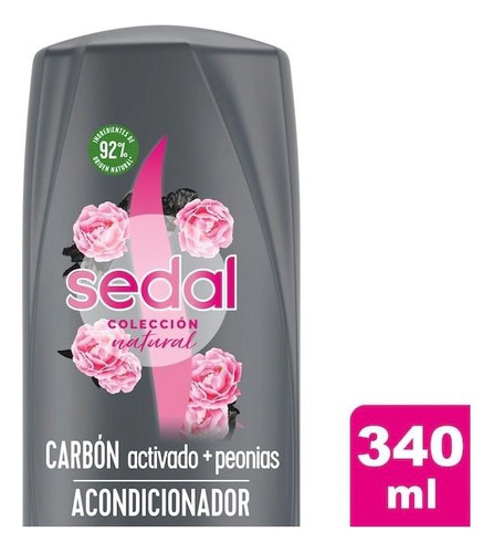 Acondicionador Sedal Carbon Activado Y Peonias 340 Ml