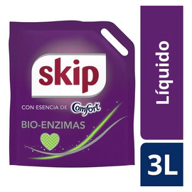 Jabon Liquido Skip Bio Enzimas Fragancia Comfort Dp 3lt