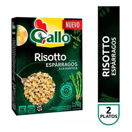 Risotto Gallo Esparragos A La Manteca Estuche X 240 Gr