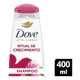 Shampoo Dove Ritual Crecimiento Equinacea 400ml